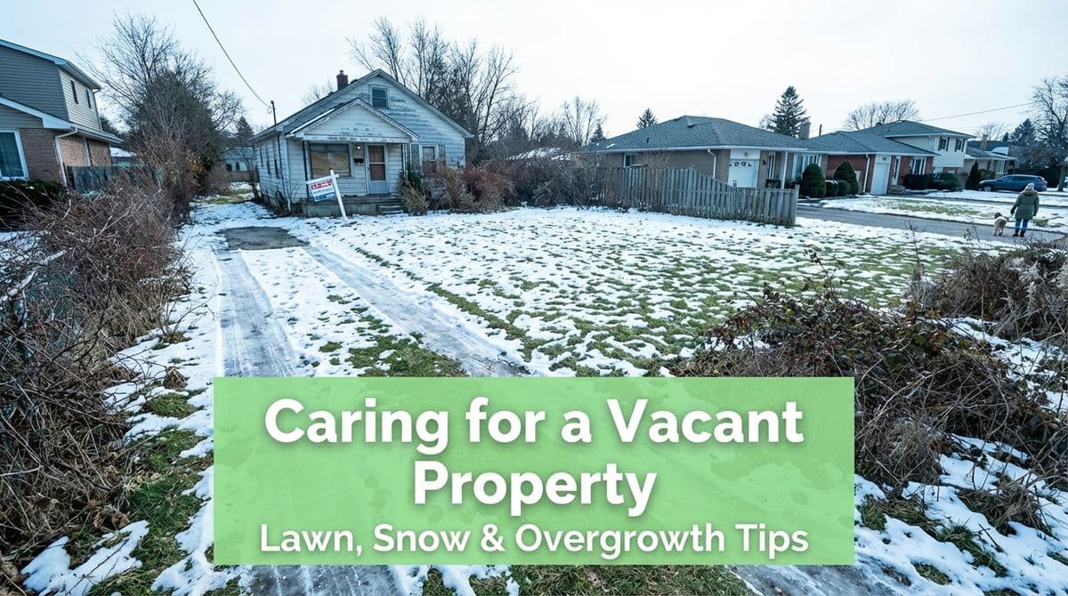 Blog post Caring for a Vacant Property: Lawn, Snow & Overgrowth Tips image