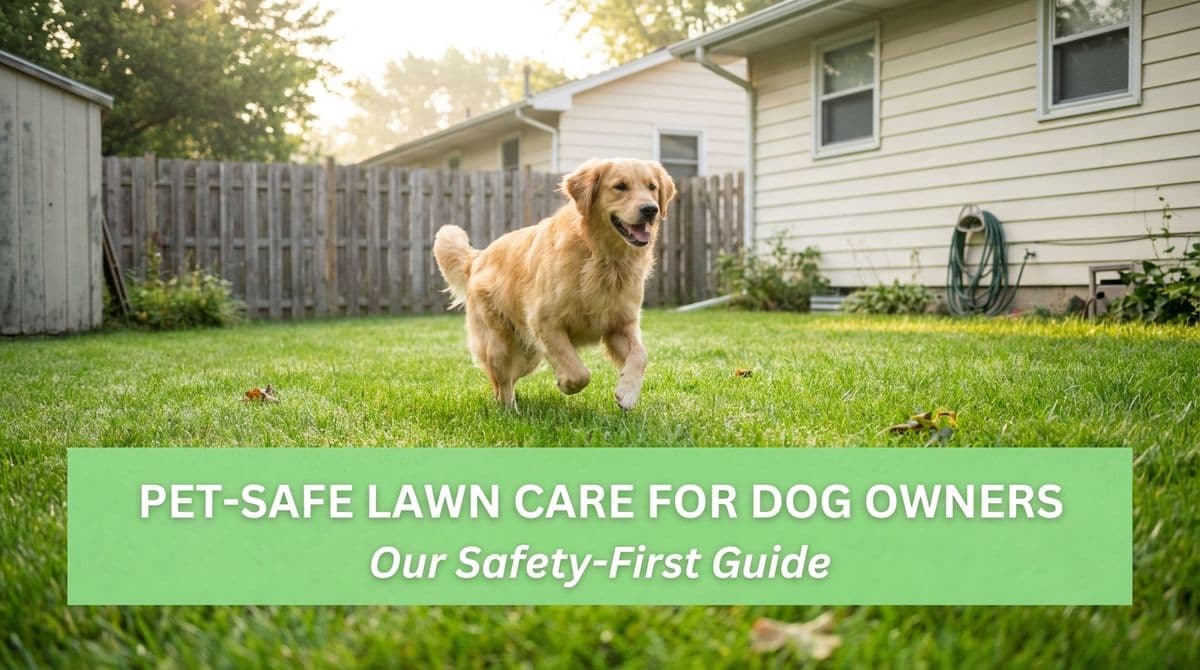 Blog post Pet-Safe Lawn Care for Dog Owners: Our Safety-First Guide image